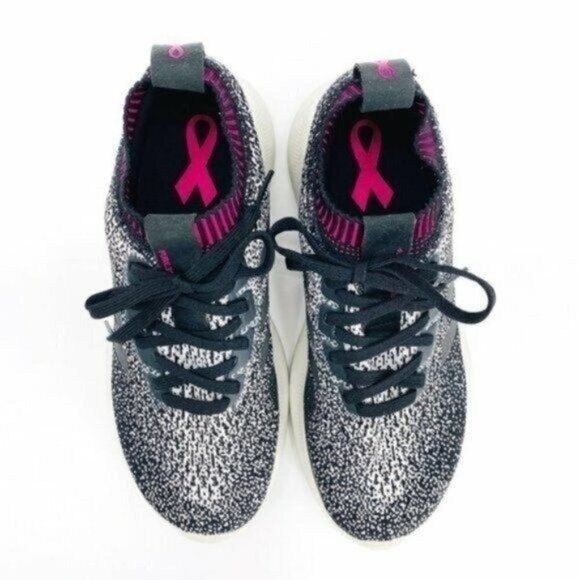 Adidas Women's PureBounce Breast Cancer Awareness Black 8 Running Comfy Sneakers - Picture 3 of 8